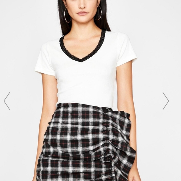 Black Ruffle mini skirt - Picture 2 of 4